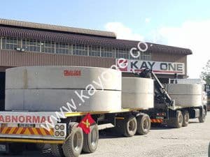 Oversized precast rings