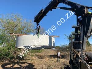 Oversized precast rings